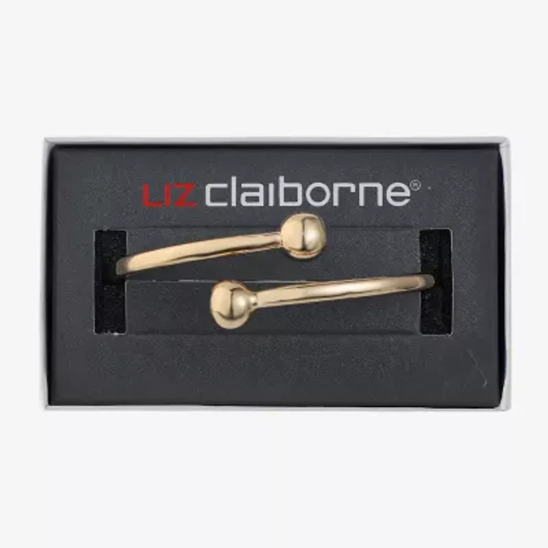 Liz Claiborne Gold Tone Womens Cuff Bracelet
