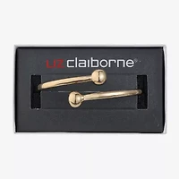 Liz Claiborne Gold Tone Womens Cuff Bracelet