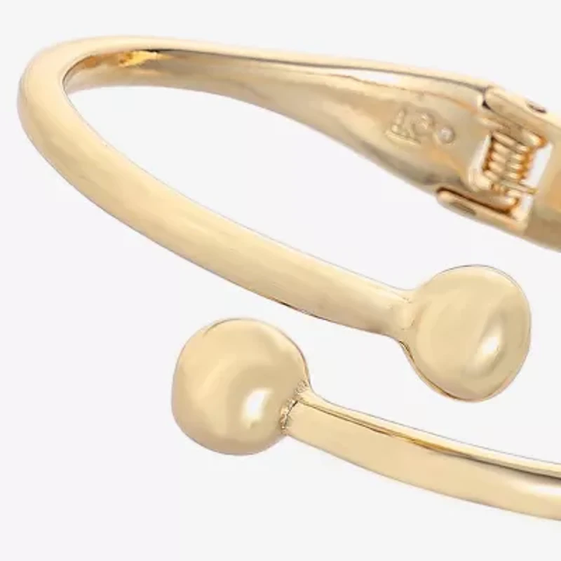 Liz Claiborne Gold Tone Womens Cuff Bracelet