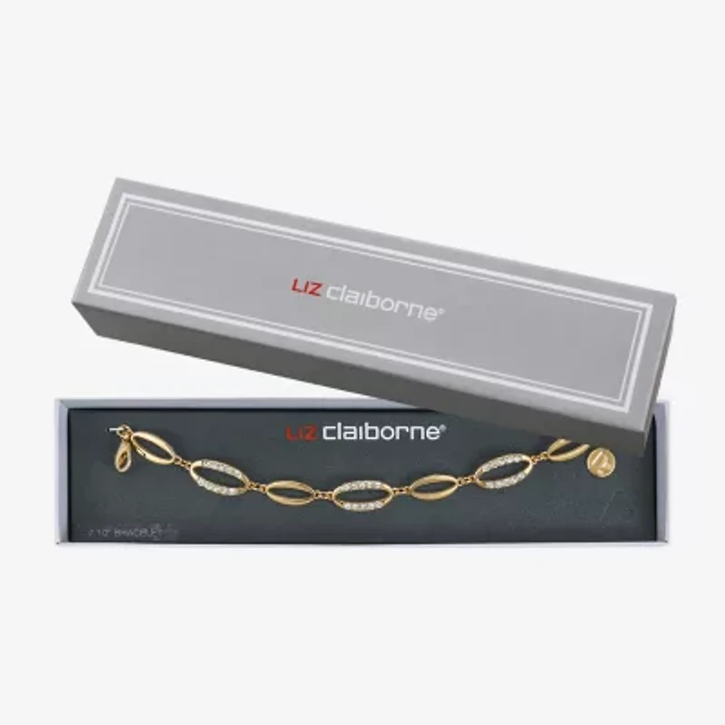 Liz Claiborne Womens Glass Strand Bracelet