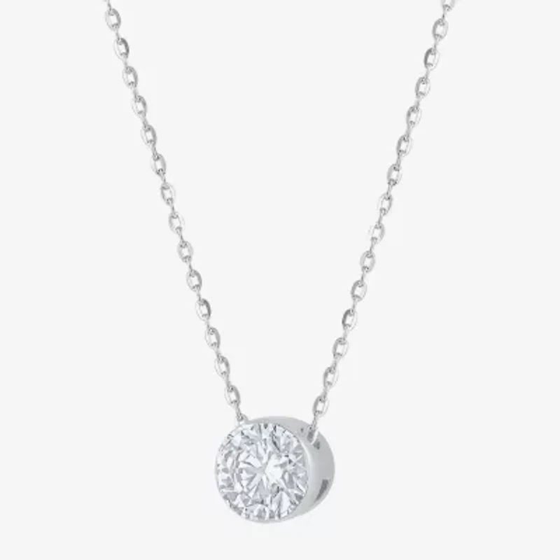 Floating Diamonds (F / Vs2) Womens 2 CT. T.W. Lab Grown White Diamond 14K White Gold Round Jewelry Set