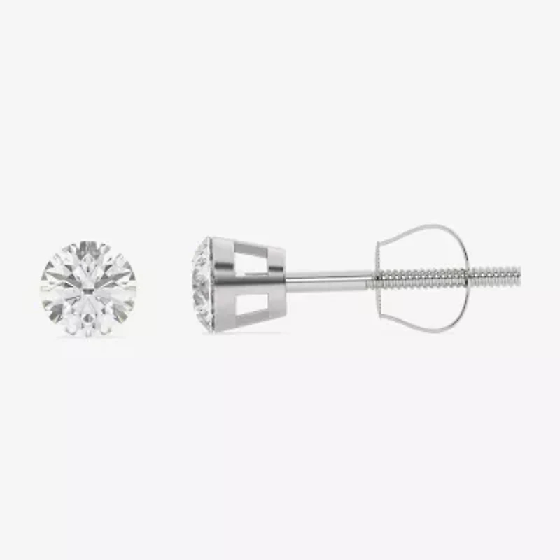 Floating Diamonds (F / Vs2) Womens 2 CT. T.W. Lab Grown White Diamond 14K White Gold Round Jewelry Set