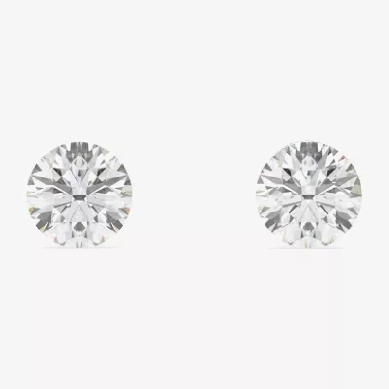 Floating Diamonds (F / Vs2) Womens 2 CT. T.W. Lab Grown White Diamond 14K White Gold Round Jewelry Set