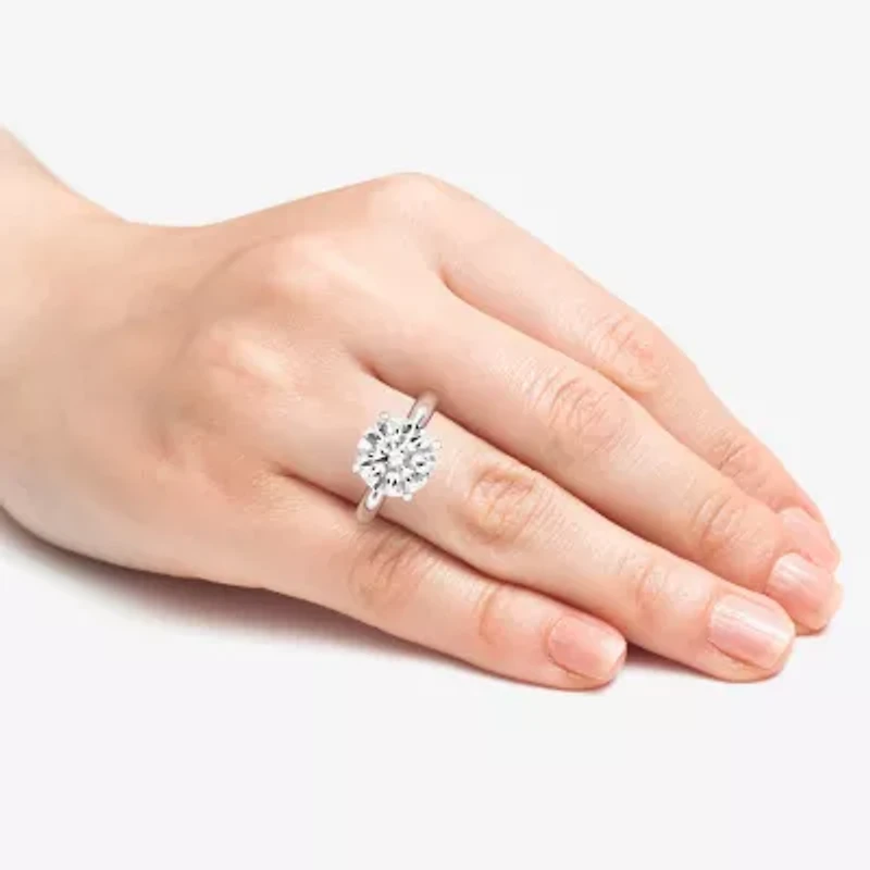 5 CT. Round Lab-Grown (F / VS1) Diamond Solitaire Engagement Ring 14k Gold
