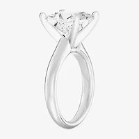(F / VS1) Womens 5 CT. Lab-Grown White Diamond 14K Gold Princess-cut Solitaire Engagement Ring