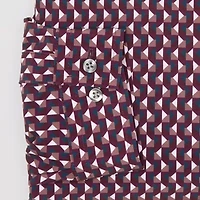 J. Ferrar Mens 360 Stretch Slim-Tall Fit Easy Care Fabric Long Sleeve Dress Shirt