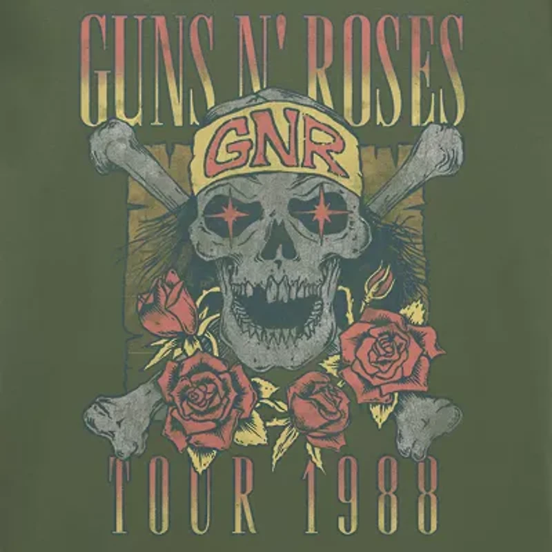 Mens Short Sleeve Guns N' Roses Graphic T-Shirt