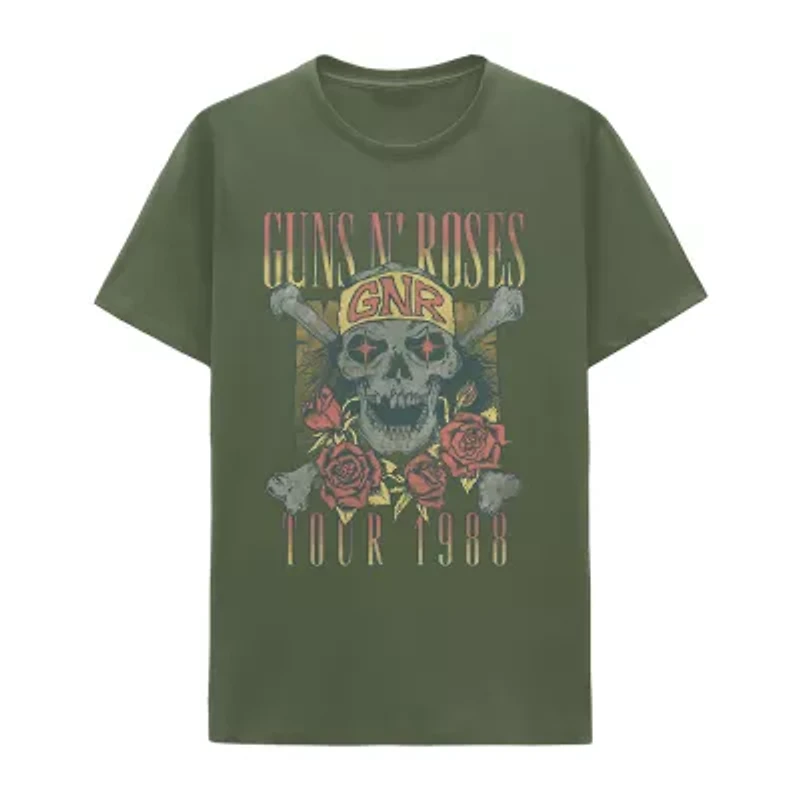 Mens Short Sleeve Guns N' Roses Graphic T-Shirt