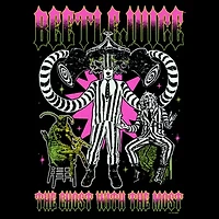 Novelty Mens Crew Neck Long Sleeve Beetlejuice Sweatshirt
