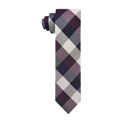 J. Ferrar Plaid Tie