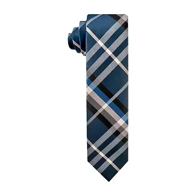 J. Ferrar Plaid Tie