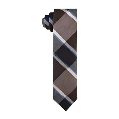 J. Ferrar Plaid Tie