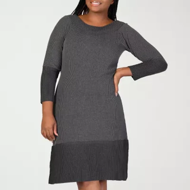 one long sleeve dress Marcella Women's Manhattan One Shoulder Midi Dress