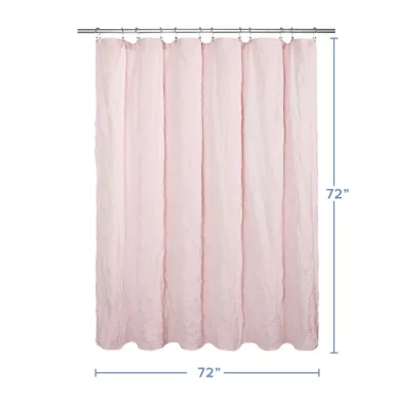 Awesome Home™ Solid Texture Shower Curtain