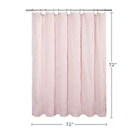Awesome Home™ Solid Texture Shower Curtain