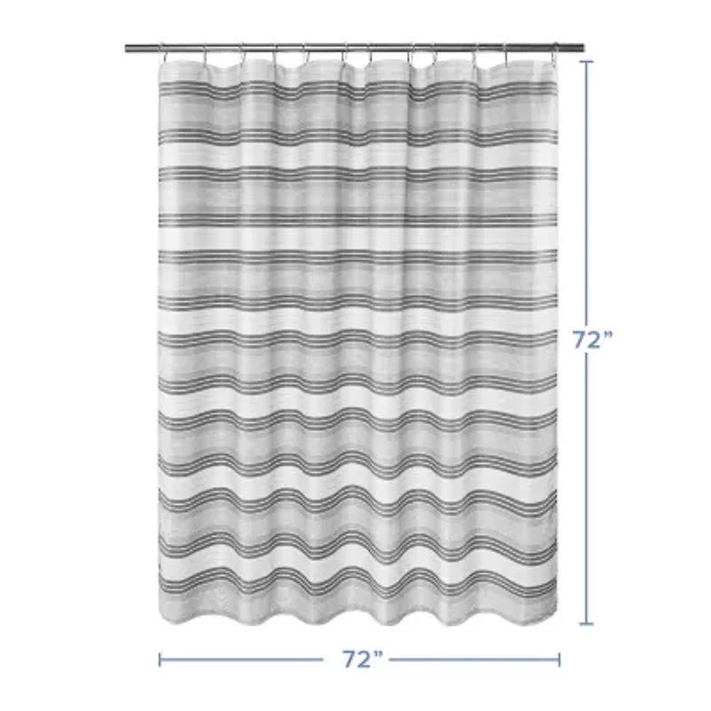 Awesome Home™ Beach Stripe Shower Curtain
