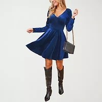 CUPSHE Womens Long Sleeve Peasant Dress