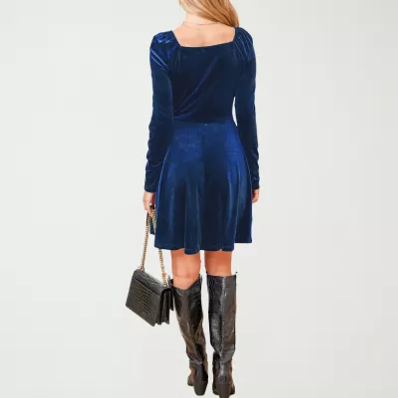 CUPSHE Womens Long Sleeve Peasant Dress