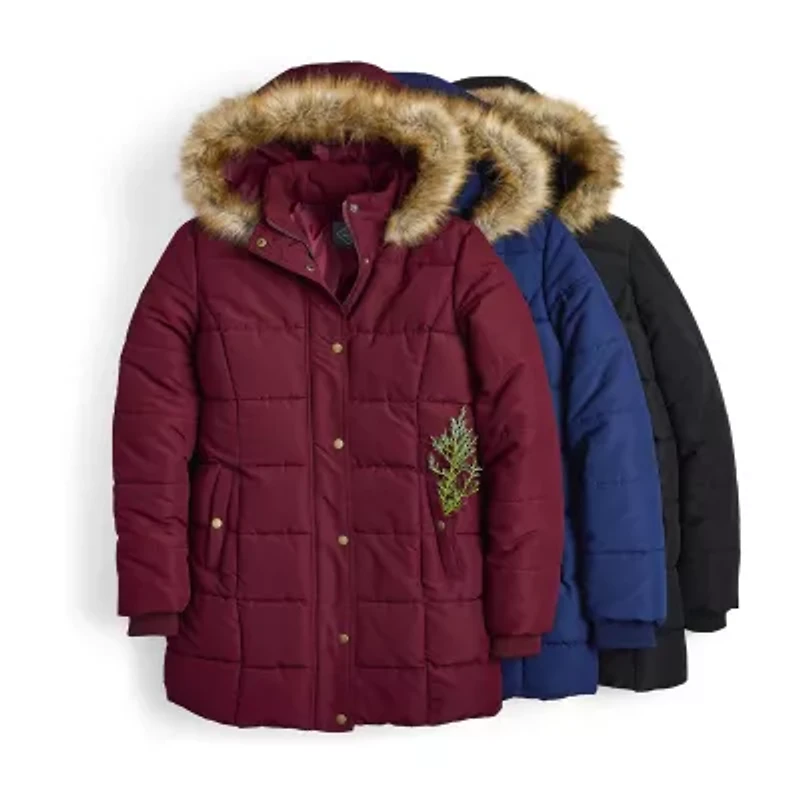 St. John's Bay Womens Heavyweight Puffer Jacket