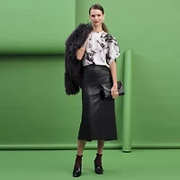 Worthington Womens Faux Fur Midweight Coat