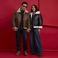 Levi's® Womens Faux Leather Midweight Jacket