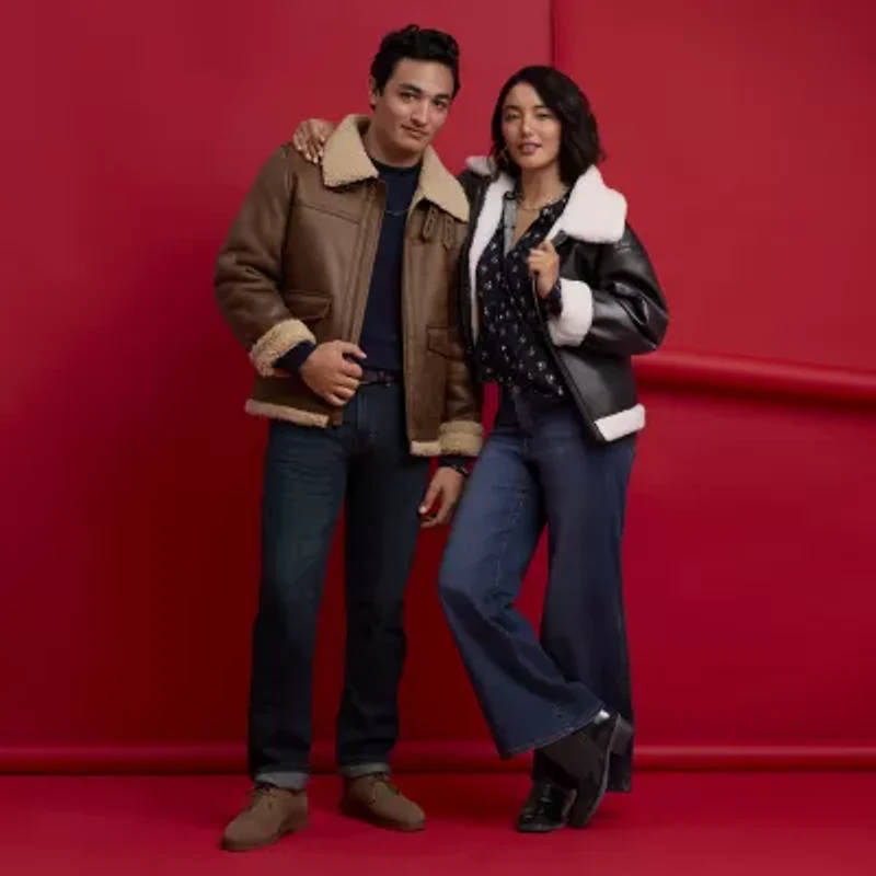 Levi's® Womens Faux Leather Midweight Jacket