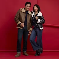 Levi's® Womens Faux Leather Midweight Jacket