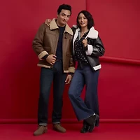 Levi's® Womens Faux Leather Reversible Midweight Jacket