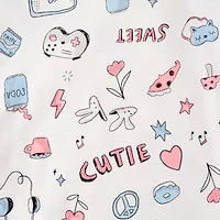 Carter's Girls Round Neck Long Sleeve 4-pc. Pajama Sets