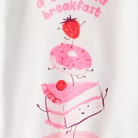 Carter's Toddler Girls Round Neck Long Sleeve 4-pc. Pajama Sets