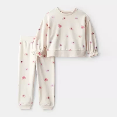 Carter's Conversation Heart Toddler Girls 2-pc. Pant Set