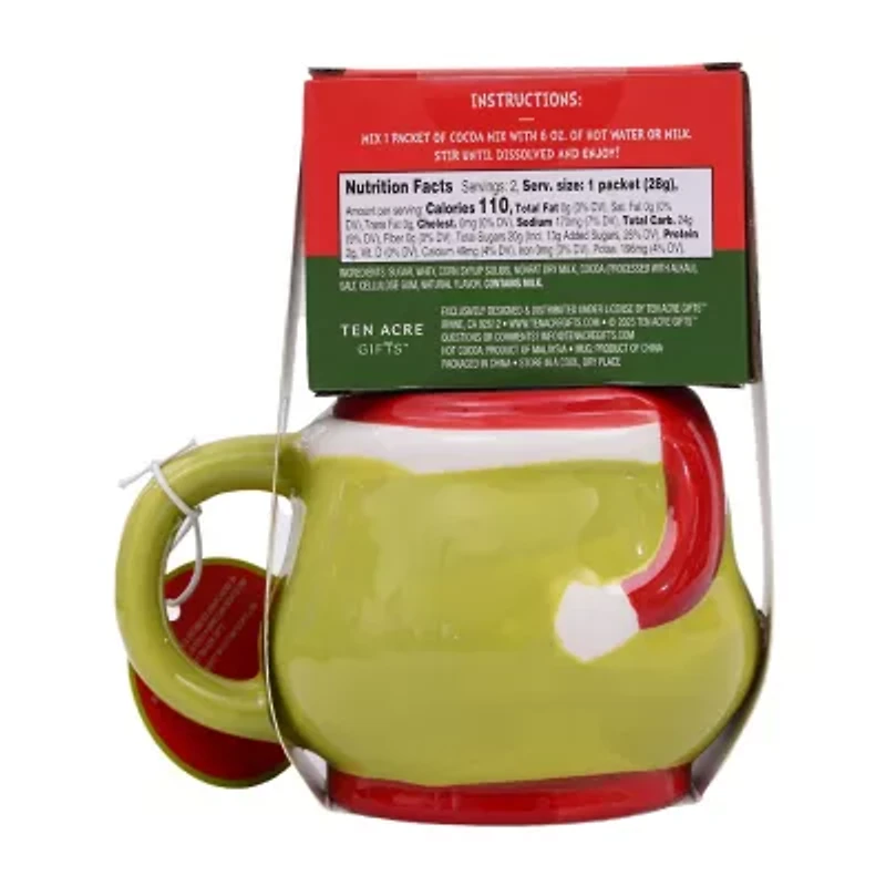 Dr. Seuss Grinch Hot Cocoa Mug Set