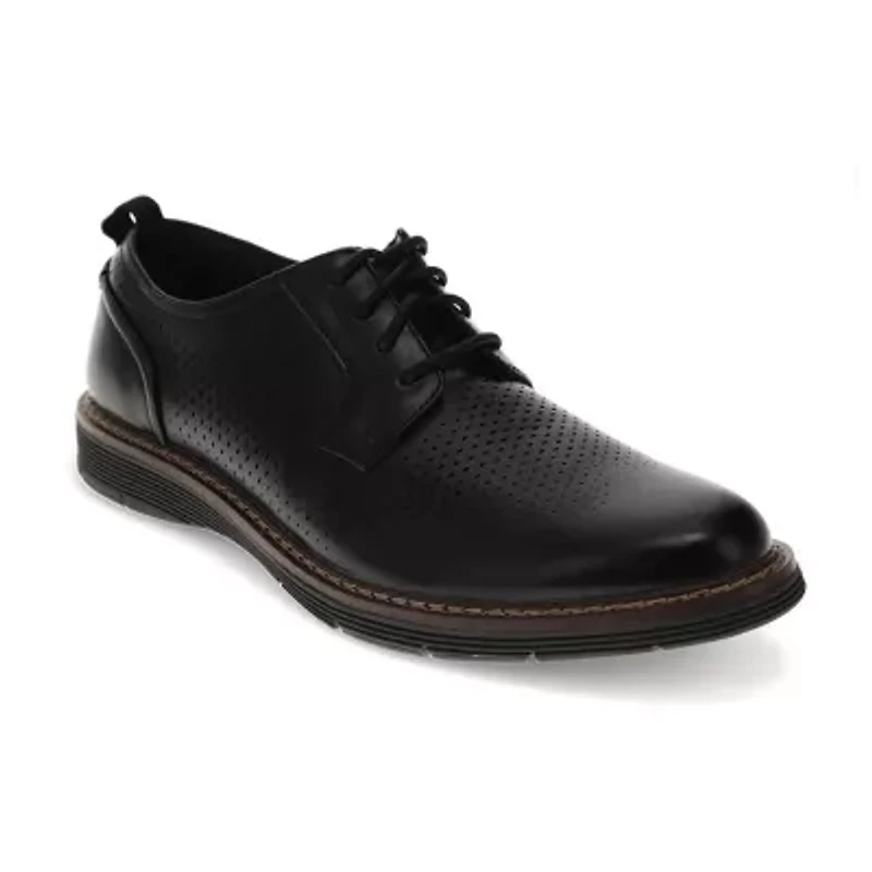 Dockers Ezra Mens Round Closed Toe Oxford Shoes