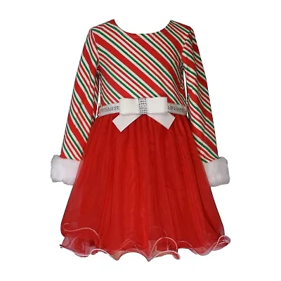 Bonnie Jean Baby Girls Long Sleeve Tutu Dress