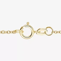 (I-J/I2-I3) Womens Diamond Accent and Gemstone 10K Gold Cushion 18 Inch Pendant Necklace