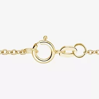 (I-J/I2-I3) Womens 1/5 CT. Lab Created White Opal 10K Gold Pear 18 Inch Pendant Necklace