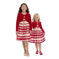 Bonnie Jean Girls Striped 2-pc. Dress Set