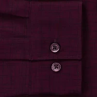 Haggar Performance Mens Long Sleeve Slim Fit Button-Down Shirt