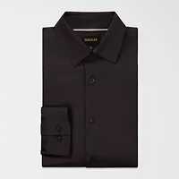 Haggar Performance Mens Long Sleeve Slim Fit Button-Down Shirt