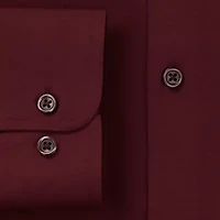 Haggar Smart Wash Mens Slim Fit Easy Care Long Sleeve Dress Shirt