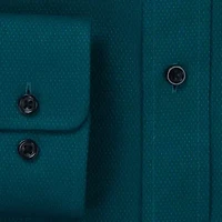 Haggar Smart Wash Mens Slim Fit Long Sleeve Dress Shirt