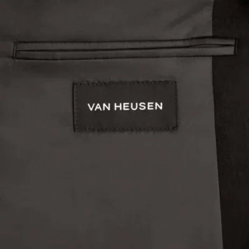 Van Heusen Faux Suede Mens Stretch Fabric Modern Fit Sport Coat