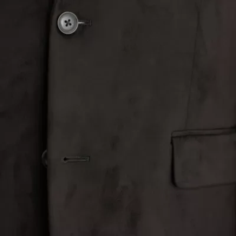 Van Heusen Faux Suede Mens Stretch Fabric Modern Fit Sport Coat