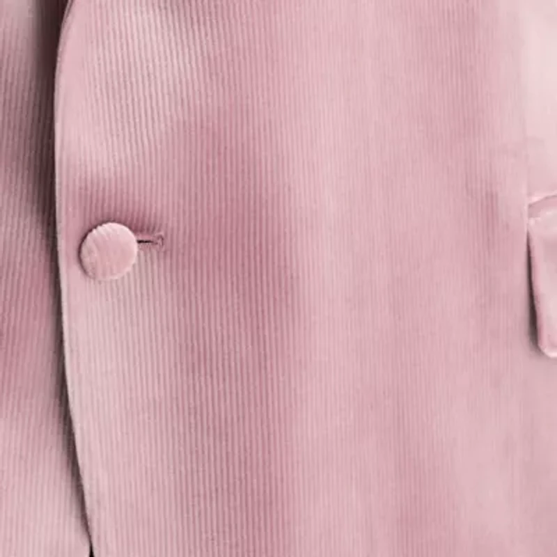 J. Ferrar Corded Mens Regular Fit Velvet Sport Coat