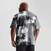 Shaquille O'Neal XLG Knit Oversized Mens Crew Neck Short Sleeve Active Big and Tall T-Shirt