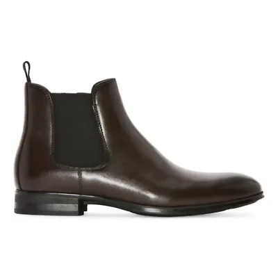 J. Ferrar Mens Stanwell Flat Heel Chelsea Boots