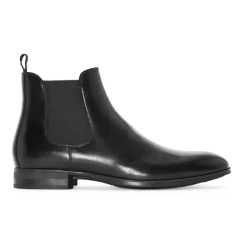 J. Ferrar Mens Stanwell Flat Heel Chelsea Boots