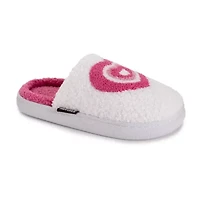 Muk Luks Heart Slipper Womens Memory Foam Slip-On Slippers