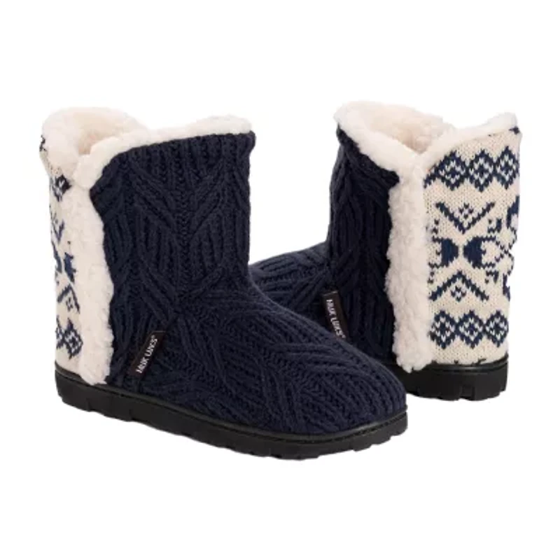 Muk Luks Cheyenne Slipper Womens Memory Foam Slip-On Slippers