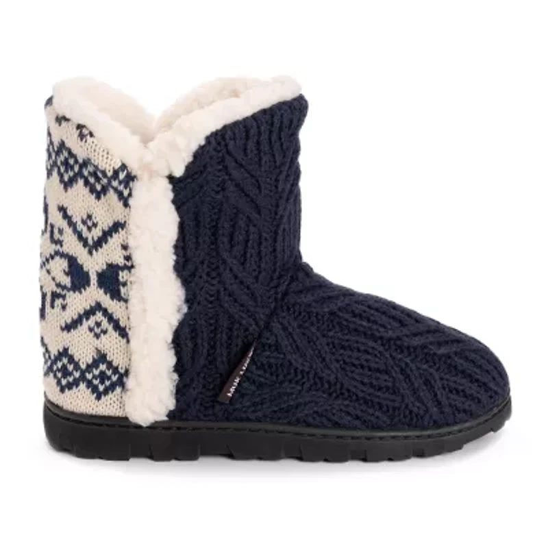 Muk Luks Cheyenne Slipper Womens Memory Foam Slip-On Slippers